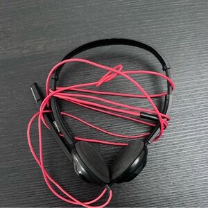 Nubwo Computer/telephone Headset HW02 Red Cable